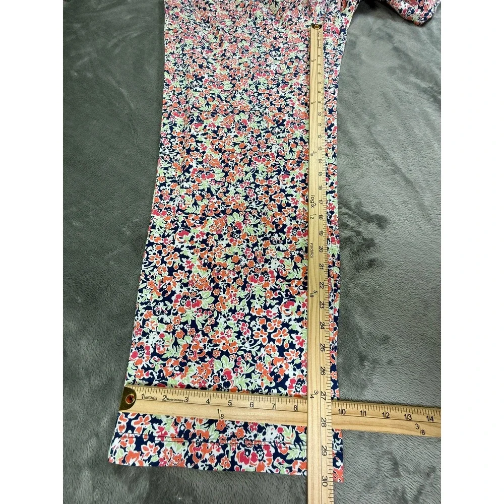 Floral Cotton Pajama Pants XL Multi-color Drawstring Wide Leg RN 60766 A230585